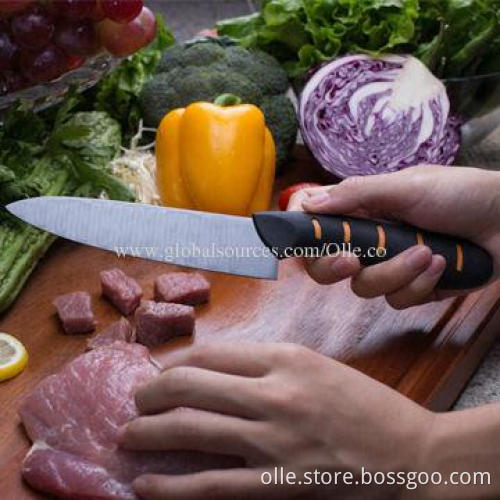 Ceramic chef knife, 6-inch, straight edge blade